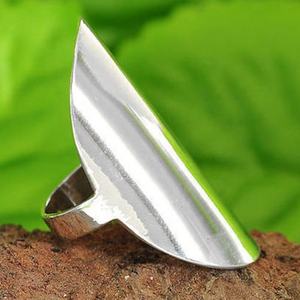 Handmade Attractive 925 Sterling Silver Boho Style Stacking Long Statement Stylish Ring From Indian Manufacturer Supplier - Product Image 2