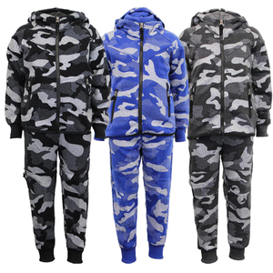 Ensemble de survêtement en coton pour homme, imprimé Camouflage, de haute qualité, tenue tendance, vente en gros, - Product Image 2
