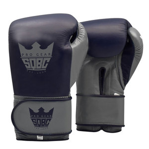 Guantes de boxeo de cuero hechos a mano, guantes de combate de entrenamiento de Kickboxing y boxeo - Product Image 1