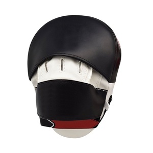Wholesale Custom Made Leather Durable Curved Kick <b>Focus</b> <b>Pads</b> ,Hook & Jab Mitts Punching Kick Boxing Muay Thai Martial Arts - Product Image 3