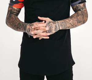 OEM/ODM 100% algodón personalizado pesado hombres camiseta de alta calidad cuello redondo palangre camiseta en blanco - Product Image 4