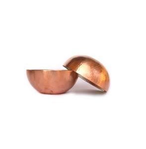 Cuenco de cobre para boda, Bol redondo de acero inoxidable para ensalada, buffet, oro rosa de lujo, martillado, venta al por mayor - Product Image 1