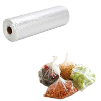 Vente en gros sacs de produits en plastique 12 "x 16" sur rouleau sac transparent pour aliments, légumes, fret, pain et épicerie, 350 sacs/rouleau OEM ODM