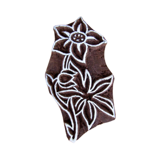 Sello de impresión de bloque indio antiguo, bloques de impresión de papel textil de lujo, goma DIY tallada a mano para papel de tela, estilo de lujo - Product Image 5