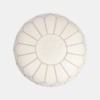 Pouf pliant en cuir fait main MA, repose-pieds, siège bas, table basse, design marocain, pour salon, chambre, extérieur, bébés/enfants