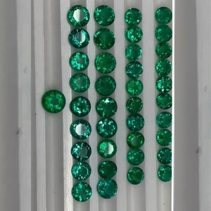 ธรรมชาติได้รับการสอบเทียบ4.50มิลลิเมตรถึง6.50มิลลิเมตรรอบแซมเบียมรกตด้านบนที่มีคุณภาพจำนวนมากโดย Sadiya นานาชาติ - Product Image 1