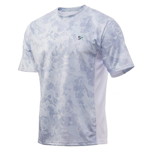 T-shirt respirant pour hommes, simple, personnalisé, en Spandex, de sport - Product Image 5