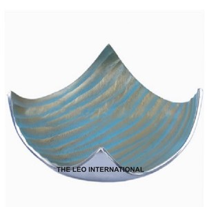 Juego de Tres Tazones Redondos de Aluminio con Acabado Negro Dorado, Tazones Decorativos para el Hogar de la Más Alta Calidad - Product Image 4