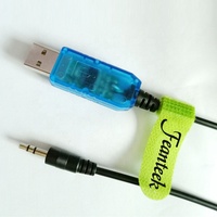 Convertisseur série TTL vers USB USB TTL-232R-5V-AJ Prise audio 3,5 mm Adaptateur UART Câble 6FT Câble FTDI