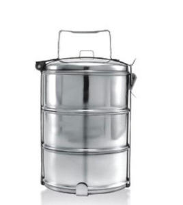 Eco Friendly Food Carrier Mess <b>Kit</b> Campaign Tiffin Set 2 Pc Tiffin Set Foldable Campaign Tiffin Set - Product Image 6