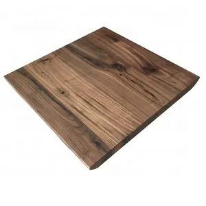 Custom Vietnam Furniture Supplier Coffee Shop Solid Wooden Table Tops