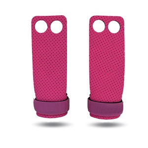 Poignées de musculation à 3 trous avec logo personnalisé, pour la musculation, le fitness, la musculation en salle, le cross-training - Product Image 2