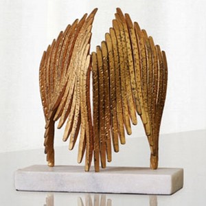Décoration d'intérieur, sculpture en métal, ornements, décoration de la maison, accessoires d'intérieur, artisanat de bureau, cadeaux - Product Image 3