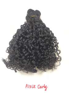 Mèches Remy japonaises naturelles, en lot de pixie bouclées, cheveux vierges, Double trame faite Machine, haute qualité, prix en gros - Product Image 3