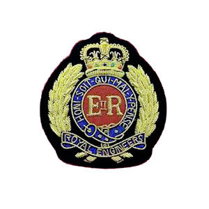 Hot Sale Golden Bullion Wire Badges Hand Made Embroidery Badges for <b>Hats</b> - Product Image 1