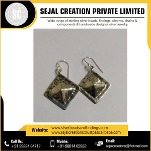 Women's 925 <b>Sterling</b> Tribal <b>Silver</b> Faison Jewelry Wholesale Fashion <b>Hoop</b> <b>Earrings</b> - Product Image 2