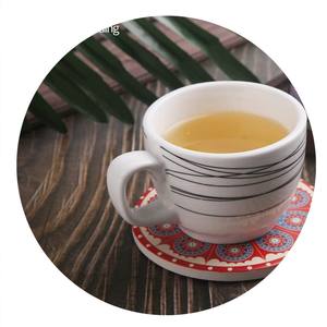 Best Seller Woven <b>Ceramic</b> <b>Coaster</b> Heat Insulation Round Modern Home Cup <b>Coaster</b> Dining Table - Product Image 4