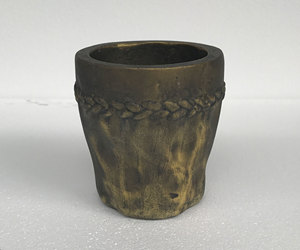 Modern Chau Viet Pottery CV-AC-07 Cement UV Resistant <b>Artificial</b> <b>Flower</b> Pots Planters for All-Season Indoor/Outdoor Home Garden - Product Image 2