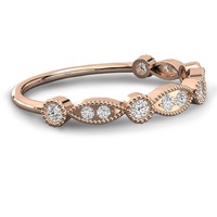 Djewels Model 1130 Elmas Yüzük Doğal Elmaslar Brillant Kesim 14 Ayar Som Altın Klasik Stil IGI INGEMCO Sertifikalı Kadın Yüzüğü