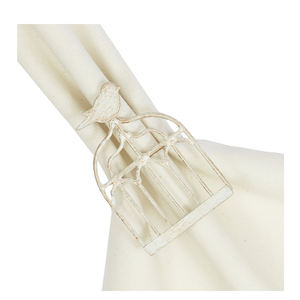 Nouveau Design Cage Rond De Serviette Fil Blanc Conception Sur Mesure Vente Chaude et de Haute Qualité sur Offre Spéciale Top Vente et de Haute Qualité - Product Image 1