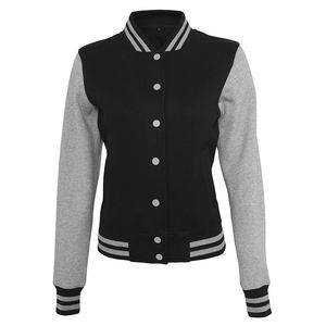 Nouvelle veste universitaire d'hiver personnalisée pour femmes, respirante, recadrée, décoration à boutons de style baseball pour l'automne, activités de plein air - Product Image 1