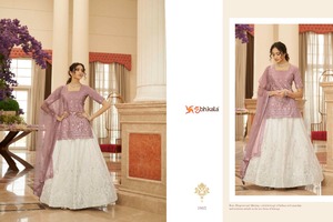 Lahenga Choli para Fiesta, Estilo Surat, para Novia, Georgette Anarkali, Último Diseño, Chaniya Choli Lehenga con Blusa, Estilo Indio - Product Image 3