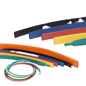 Feibo PE materiale colorato cavi elettrici isolati di diametro 4mm di spessore di calore a parete shrink tubo