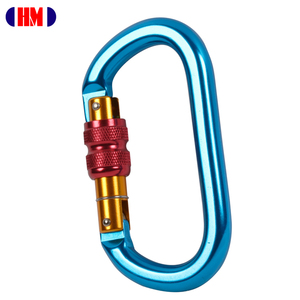 O Shaped Climbing Aluminum Carabiner with CE & UIAA Certified - Product Image 1