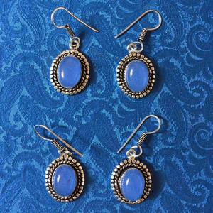 Wholesaler of Classic Chelcydony Onyx Drop <b>Earrings</b> Agate Stone for Gift Engagement Sale - Product Image 1
