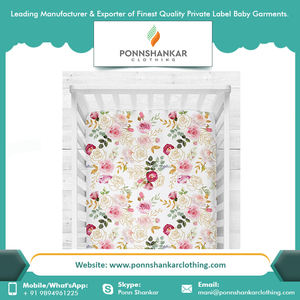 2021 nouvelle Arrivée Design 100% Bio Coton Bébé Drap De Lit - Product Image 4