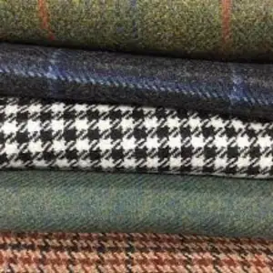 Nhà Sản Xuất Bán Buôn Tweed Siêu Mềm Dệt Vải Tweed Vải Cho Nữ Áo Khoác Phù Hợp Với Áo Len