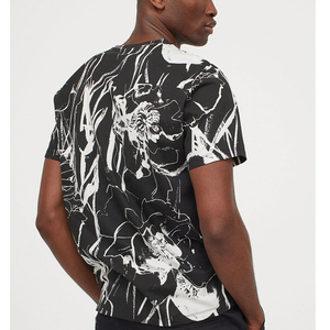 เสื้อยืดผู้ชายผ้าฝ้าย 100% รับทำโลโก้ OEM เสื้อยืดลายทางผู้ชายสั่งทำได้ ขายดีประจำปี 2026 - Product Image 2