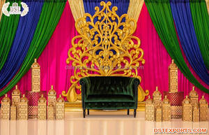 Exclusive Mehndi Stage Backdrops Drapes Wedding Events Sangeet Night Backdrop Decor Buy Wedding Mehandi Decor Backdrops Drapes - Product Image 6