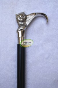 Bâton de marche en bois shisham de qualité spéciale avec incrustation en laiton de styliste poignée de derby/cannes de marche avec incrustation en laiton poignée de derby - Product Image 4