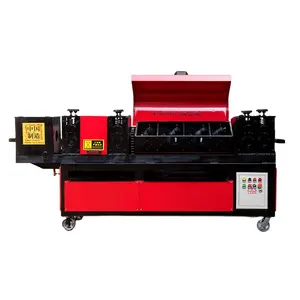 Multi-function hyperbolic straightening, rust removal and painting machine