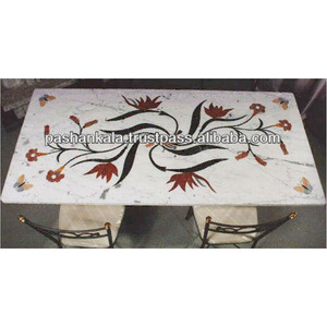 Plans de table en marbre semi-précieux Pietra Dura - Product Image 1