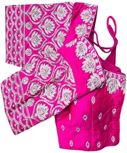 Camicetta pronta per il nuovo designer con ricami e lavoro in sequenza Surat mercato tessile all'ingrosso abbigliamento etnico Gujarat