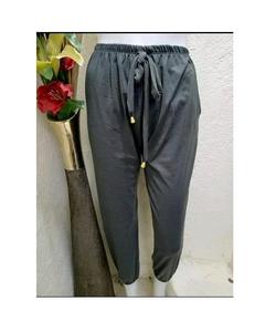 Leggings de yoga décontractés super doux pour femmes taille moyenne opaque mince respirant tricoté 100% coton teinture multicolore - Product Image 2