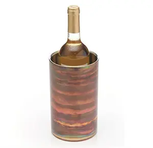 Refroidisseur à vin en cuivre Refroidisseur à vin Offre Spéciale Champagne 1 bouteille pièce Seau Boisson pour non poli au meilleur prix