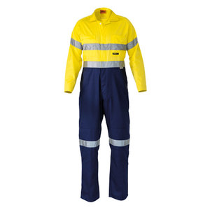 Flame Retardant Coverall Of Blue Colors For Reflective Safety Coverall Workwear 2019 100% Cotton - Product Image 4