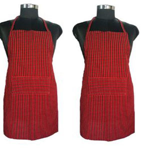 Delantales largos de algodón de diseño simple, color mezclado - Product Image 6