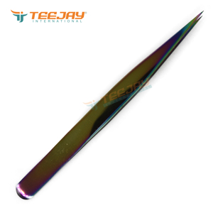 Pince à épiler isolant Plasma arc-en-ciel, pointe Fine artisanale, meilleure pour Isolation et Extension de cils classique - Product Image 2