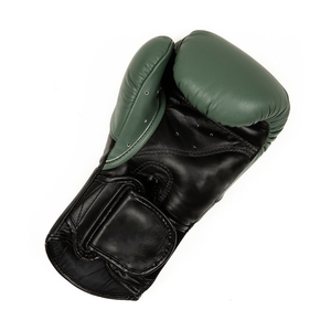 Gants en cuir synthétique avec lacets pour hommes, boxer personnalisé pour adultes, vêtements de couleur verte, Logo personnalisé imprimé - Product Image 4