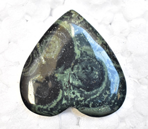 Kambaba Jasper Palm Stone / Star Galaxy Jasper Palm Stone / Kambaba Jasper Heart Kambaba Heart Healing Chakra Natural Chakra - Product Image 3
