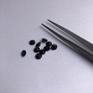Pierres précieuses semi-précieuses rondes à facettes en onyx noir naturel de 2.75mm calibrées fournisseur en vrac en ligne à prix d'usine offres de clôture - Product Image 2