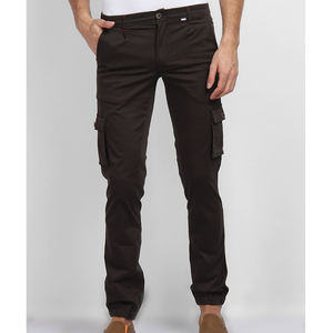 Pantalones Cargo de Algodón Grueso para Hombre, Estilo Urbano Informal, con Múltiples Bolsillos, Talla Grande - Product Image 6