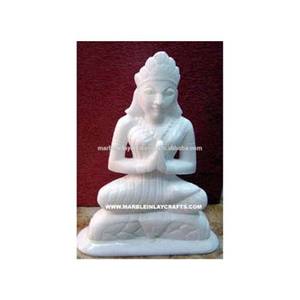 Statues de Parvati en marbre religieux italien - Product Image 1