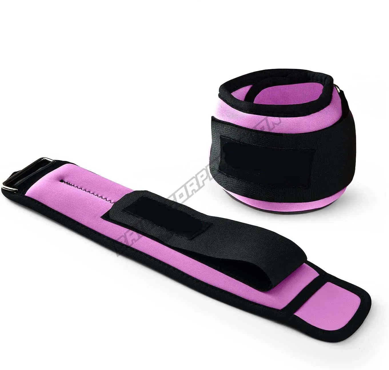 Logotipo personalizado Fitness Tornozelo Cuff Ajustável Kickbacks Buckle Gym Exercício Tornozelo Correias Para Máquinas De Cabo