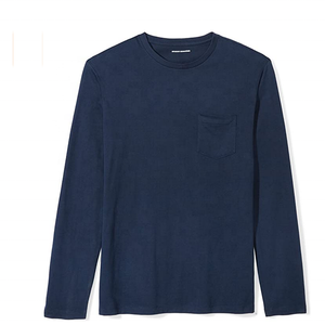 <b>Mens</b> <b>Long</b> <b>Sleeves</b> <b>T</b>-<b>shirt</b> 100 Cotton High Quality Polyester Cotton Custom Logo Full <b>Sleeve</b> <b>T</b>-<b>shirts</b> Solid Pattern 180 Grams - Product Image 2