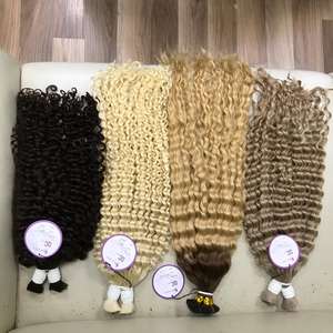 ขายส่งรัสเซียสลาฟมนุษย์สีดำสีน้ำตาลสีบลอนด์บริสุทธิ์ที่ยังไม่ได้ผมเป็นกลุ่มตรงขนาด6ถึง32นิ้ว - Product Image 5